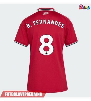 Lacne Ženy Futbalové dres Manchester United Bruno Fernandes #8 2026-27 Krátky Rukáv - Domáci